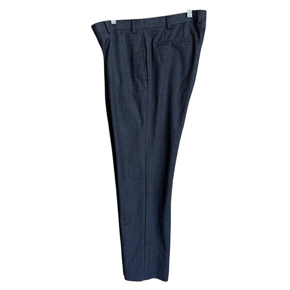 Lauren Ralph Lauren Mens 36x34L 100% Wool Trousers Charcoal Gray Quiet Luxury - Picture 4 of 14